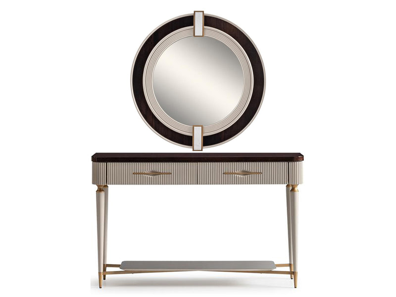 Ecrue 54" Wide Console Table With Mirror