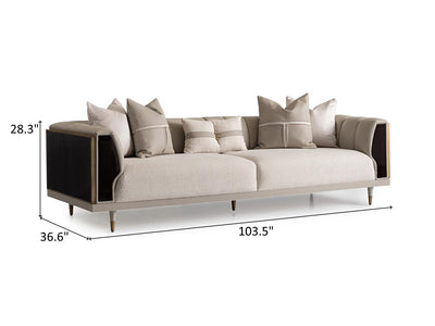 Ecrue 103.5" Wide 4 Seater Sofa