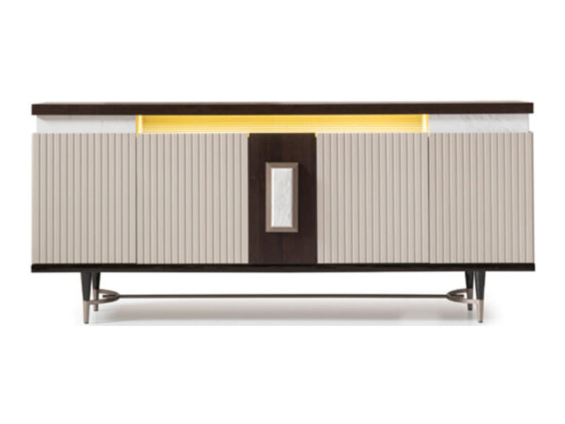 Galante 91" Wide Buffet With Mirror