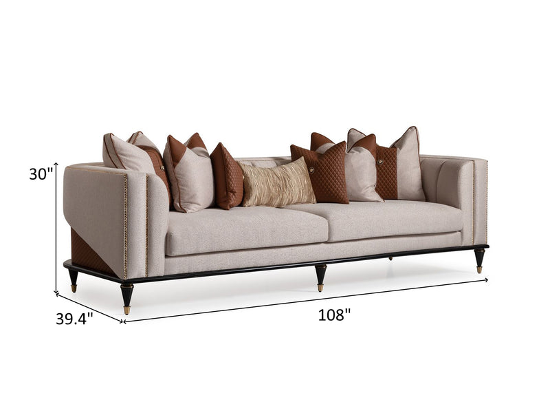 Nevada Gab 108" Wide Sofa
