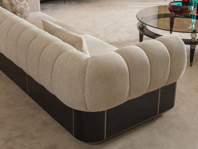 Senato 103" Wide Striped Sofa