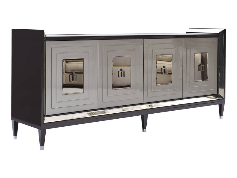 Varna 87.4" Wide Buffet With Mirror