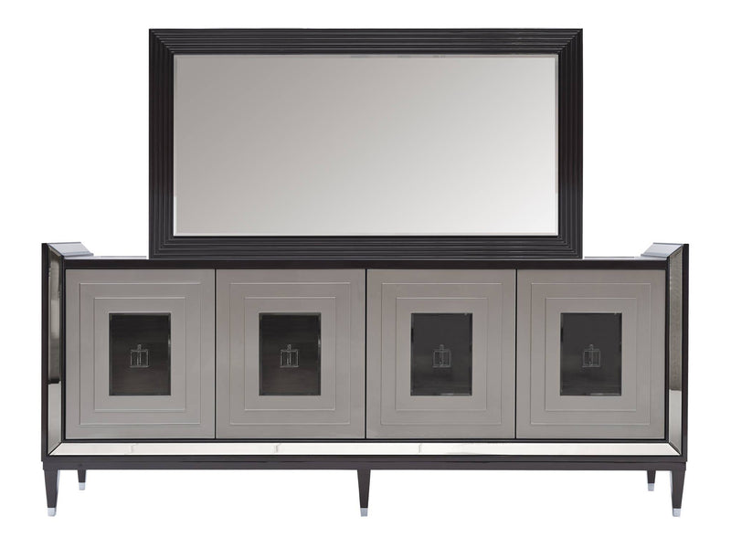 Varna 87.4" Wide Buffet With Mirror