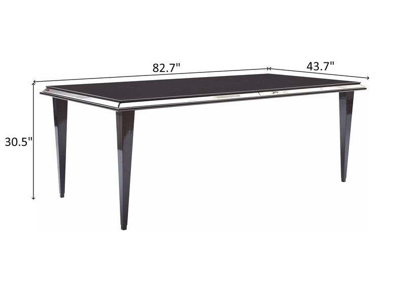 Varna 82.7" Wide 6 Person Dining Table