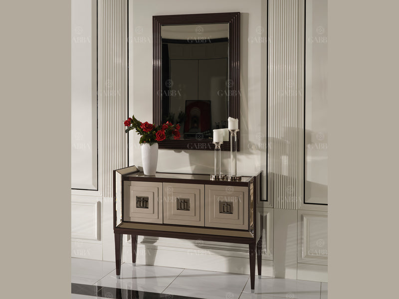 Varna 47.2" Wide Console Table With Mirror