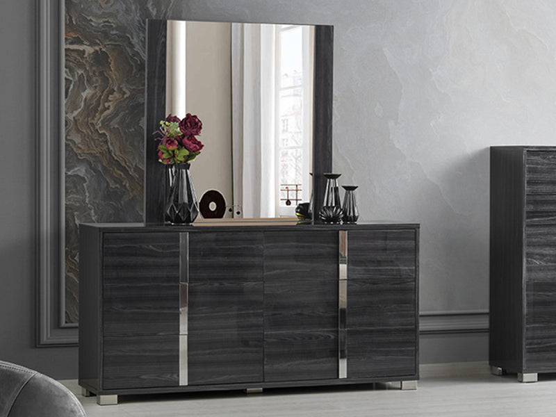 Giulia 65.3" Wide Dresser With Mirror (Floor Sample)