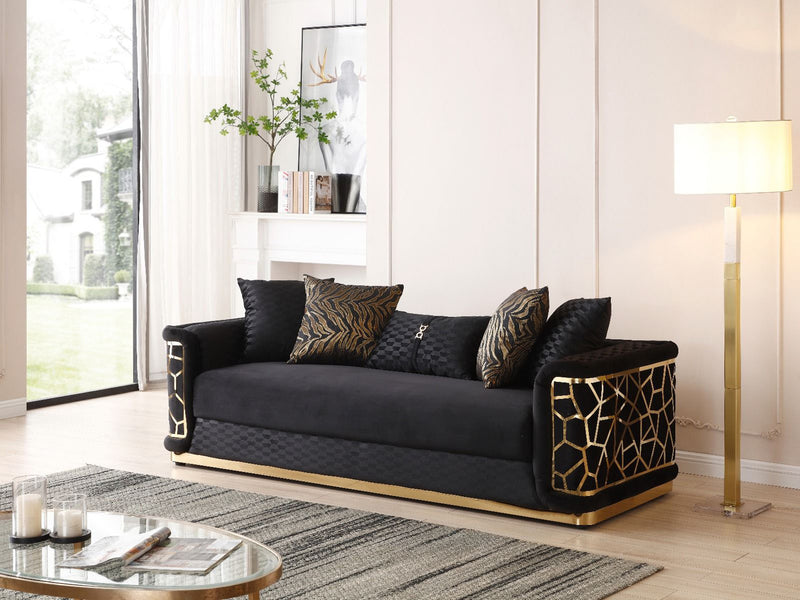 Glory 92" Wide Square Arm Sofa