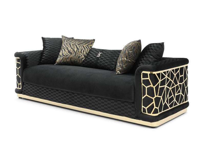 Glory 92" Wide Square Arm Sofa