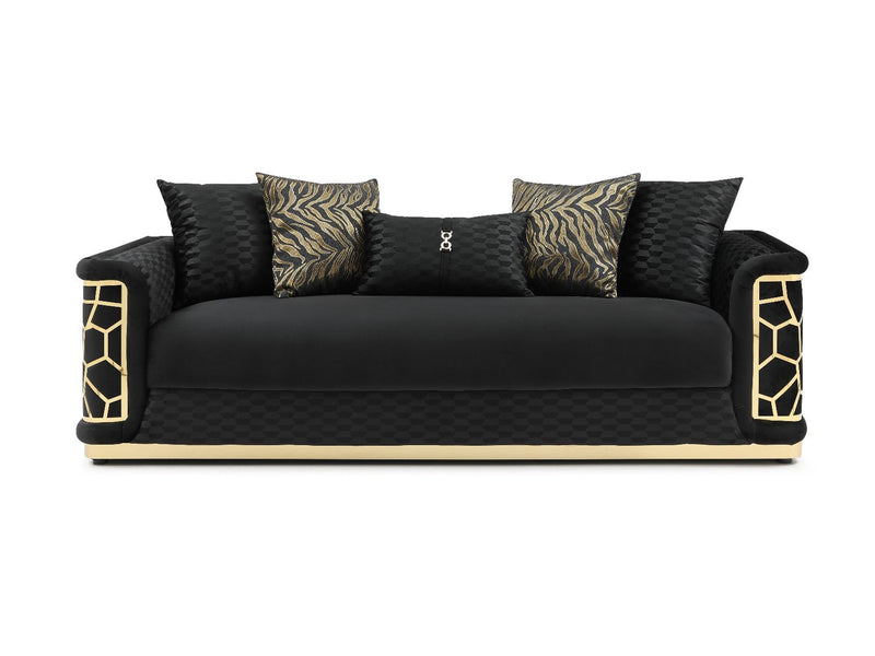 Glory 92" Wide Square Arm Sofa