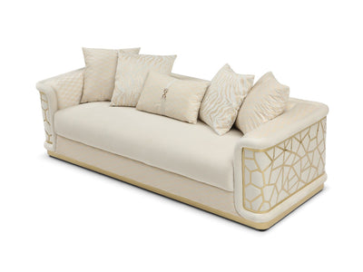 Glory 92" Wide Square Arm Sofa