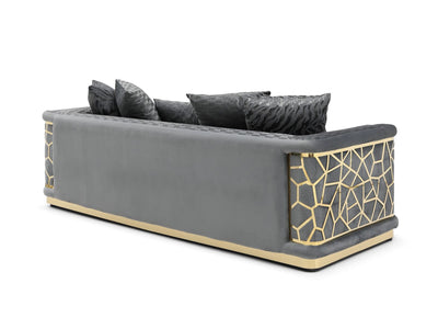 Glory 92" Wide Square Arm Sofa