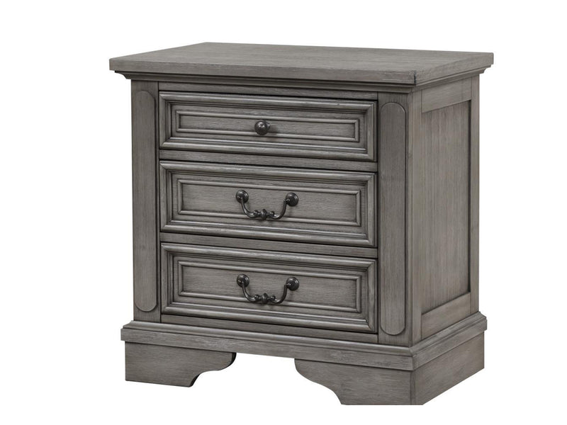 Grace Gala 27" Tall 3 Drawer Nightstand