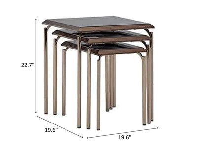 Havana 22.7" Tall Nesting Table