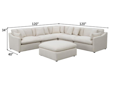 Hobson 120" / 120" Wide Modular Sectional