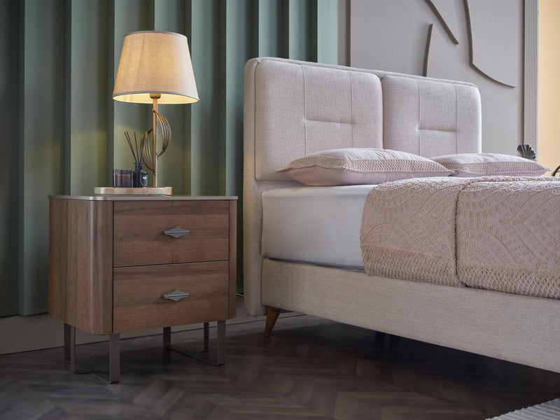 Mirante 26" Tall 2 Drawer Nightstand