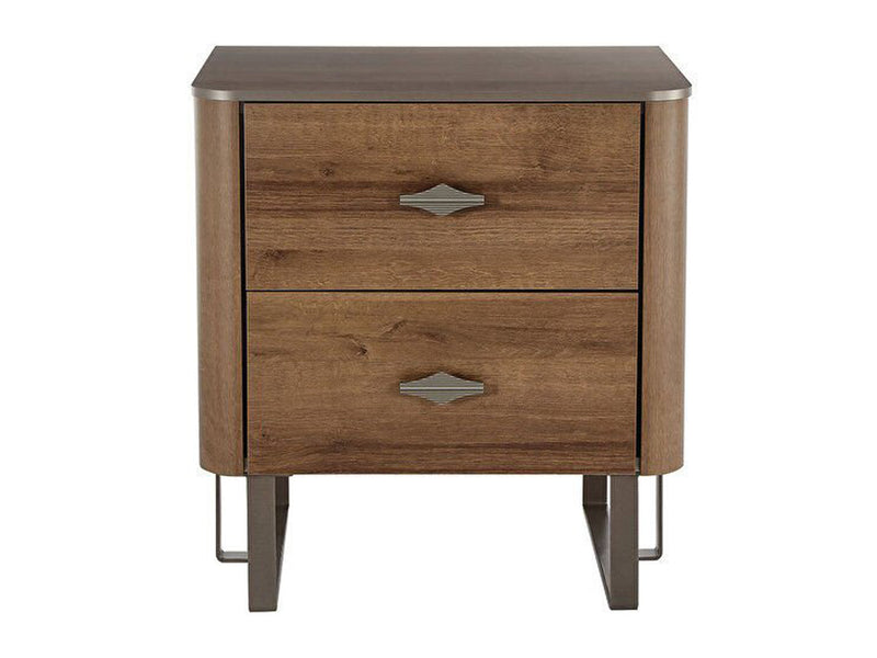 Mirante 26" Tall 2 Drawer Nightstand