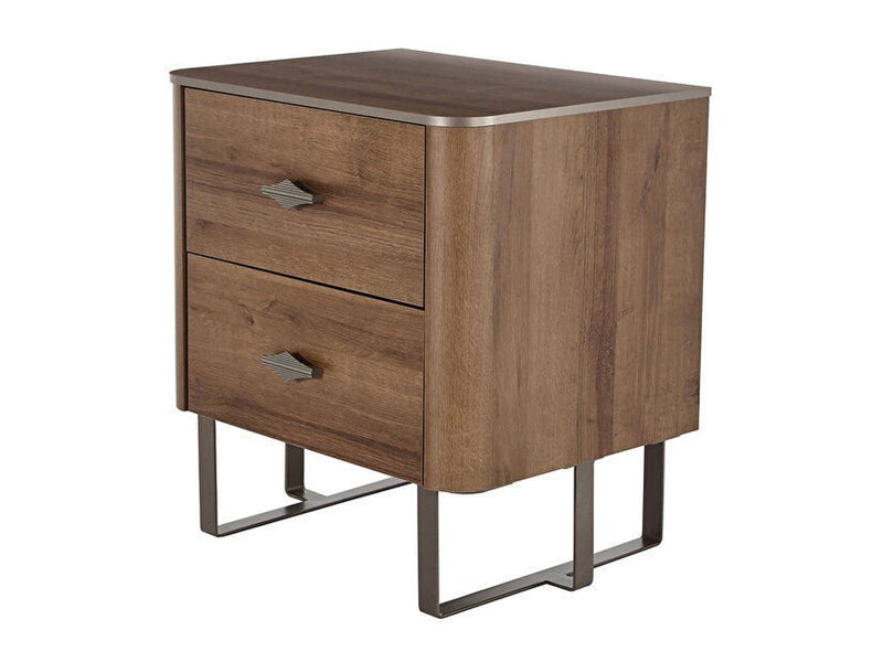 Mirante 26" Tall 2 Drawer Nightstand