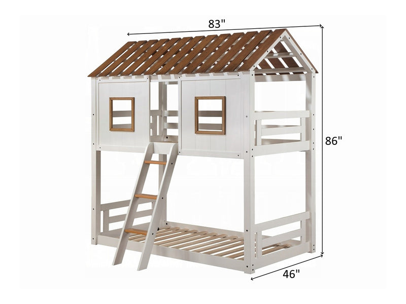 Inara 83" Wide Twin Bunk Bed