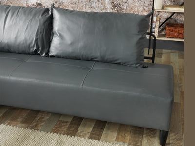 Inferno 98" / 70" Wide Leather Sectional