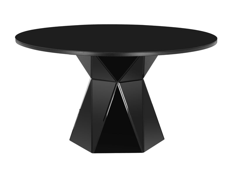 Iris DT - Rocco DC BLK 4 Person Dining Room Set