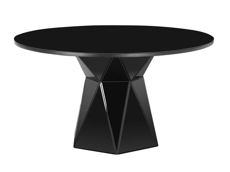Iris DT - Rocco DC BLK 4 Person Dining Room Set