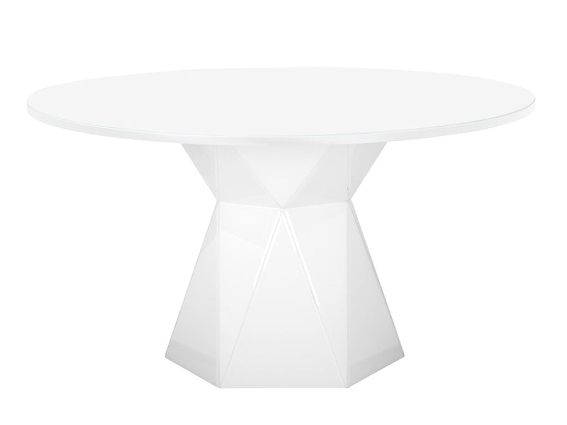 Iris 56" Wide Round Dining Table