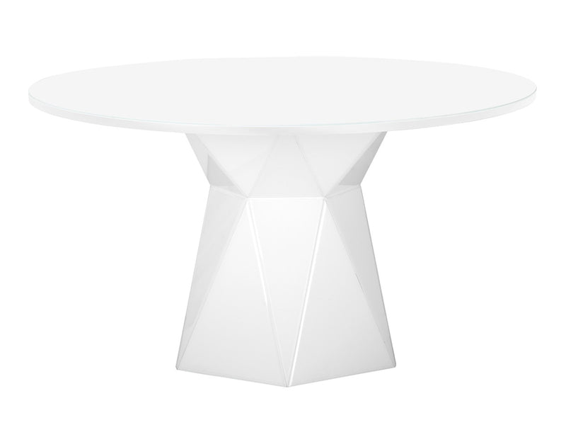 Iris 56" Wide Round Dining Table