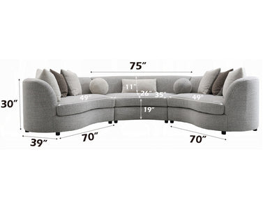 Ivria Oval Sectional