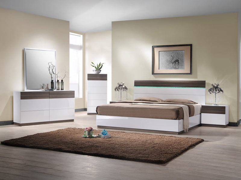 Sanremo Jn 55" Wide 6 Drawer Dresser With Mirror