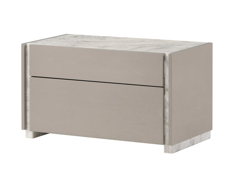 Pearl 16.5" Tall 2 Drawer Nightstand