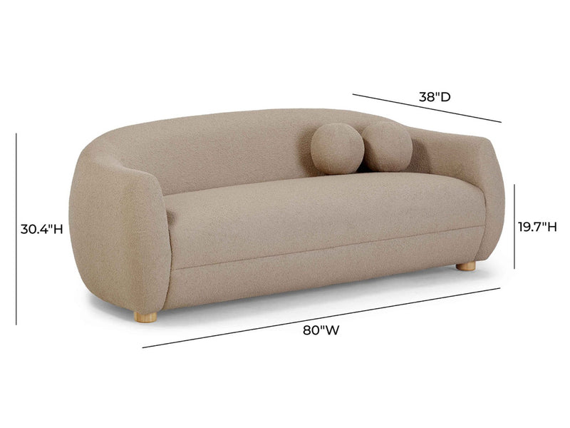 Judy 80" Wide Sofa