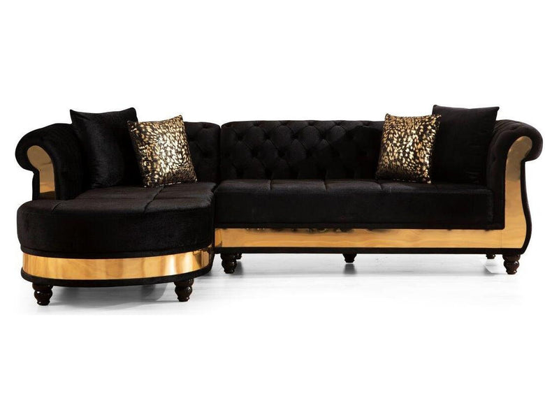 Julia 109" Wide Tufted Sectional