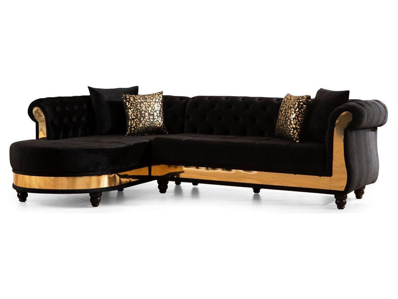 Julia 109" Wide Tufted Sectional