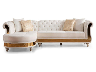 Julia 109" Wide Tufted Sectional