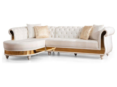 Julia 109" Wide Tufted Sectional