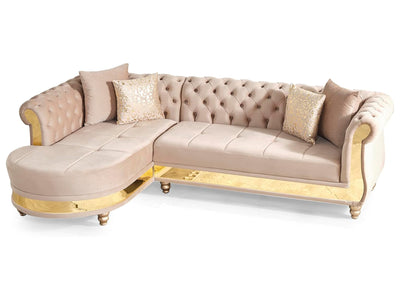 Julia 109" Wide Tufted Sectional