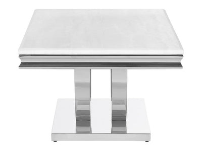 Kerwin 51" Wide Rectangular Stone Top Coffee Table