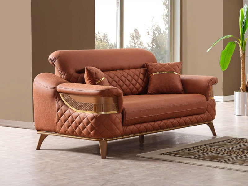 Kristal 66" Wide Extendable Loveseat