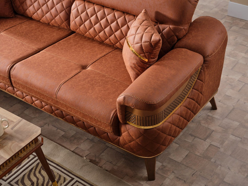 Kristal 66" Wide Extendable Loveseat