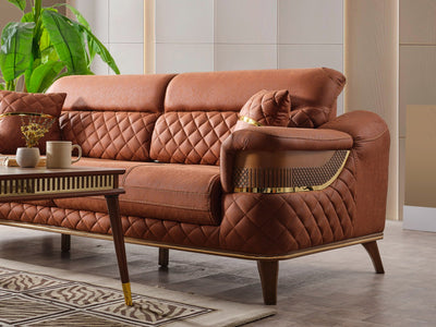 Kristal 66" Wide Extendable Loveseat