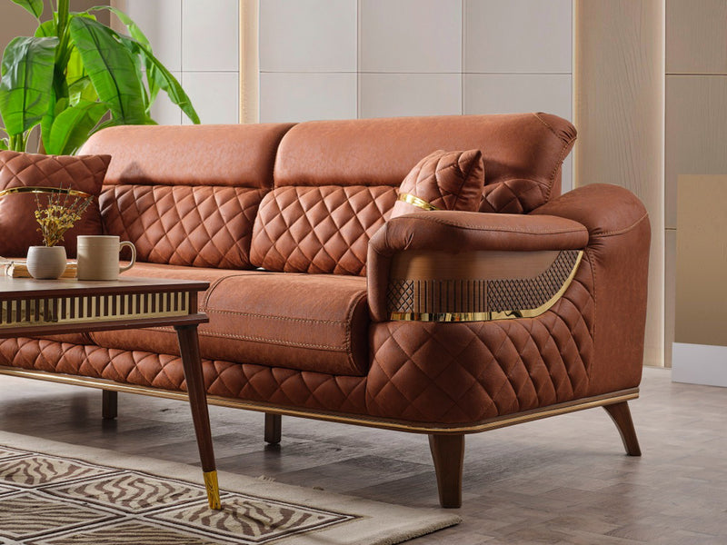 Kristal 66" Wide Extendable Loveseat