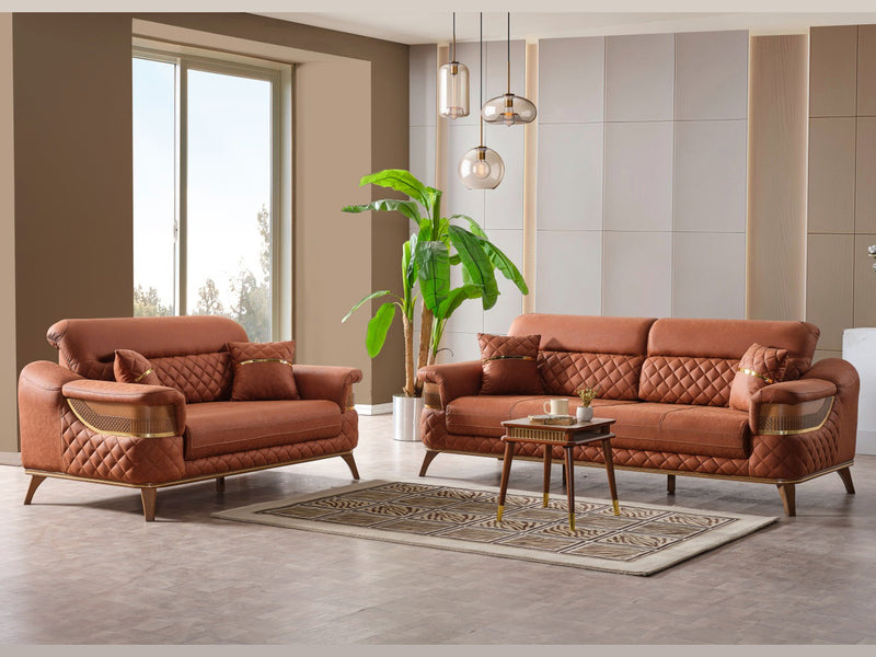 Kristal 66" Wide Extendable Loveseat