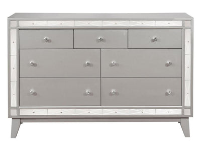 Leighton 58" Wide 7 Drawer Dresser With Mirror