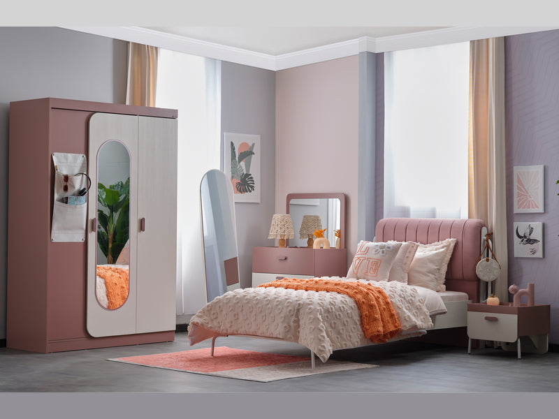 Linda 52" Wide 3 Door Wardrobe
