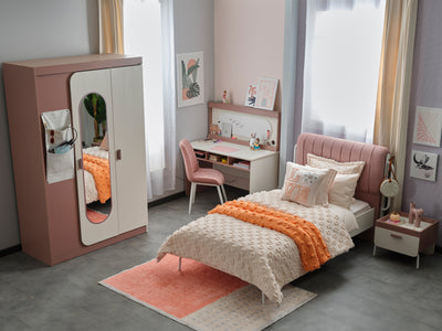 Linda 52" Wide 3 Door Wardrobe