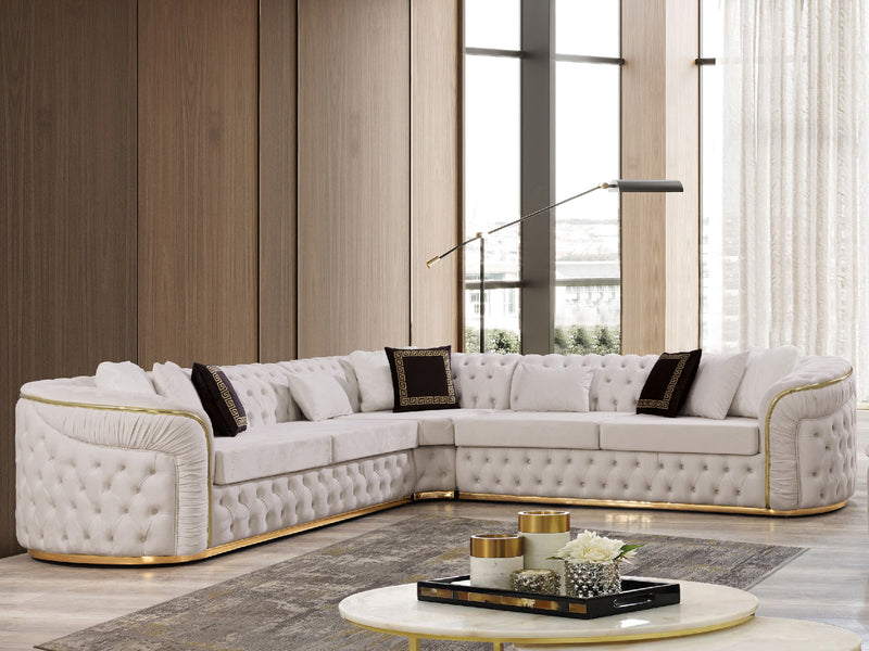 Empi Los Angeles 126" / 126" Wide Sectional