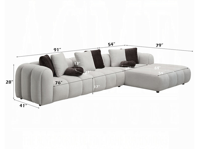 Manilla Sectional Living Room Set