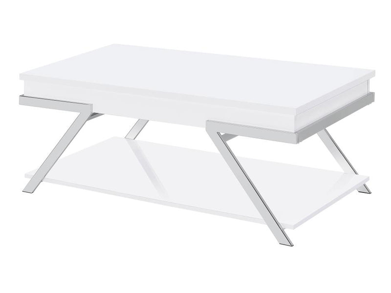 Marcia 47.5" Wide Rectangular Lift Top Coffee Table