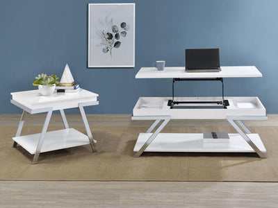 Marcia 47.5" Wide Rectangular Lift Top Coffee Table