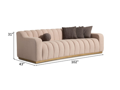 Marmo 102" Wide 4 Seater Sofa